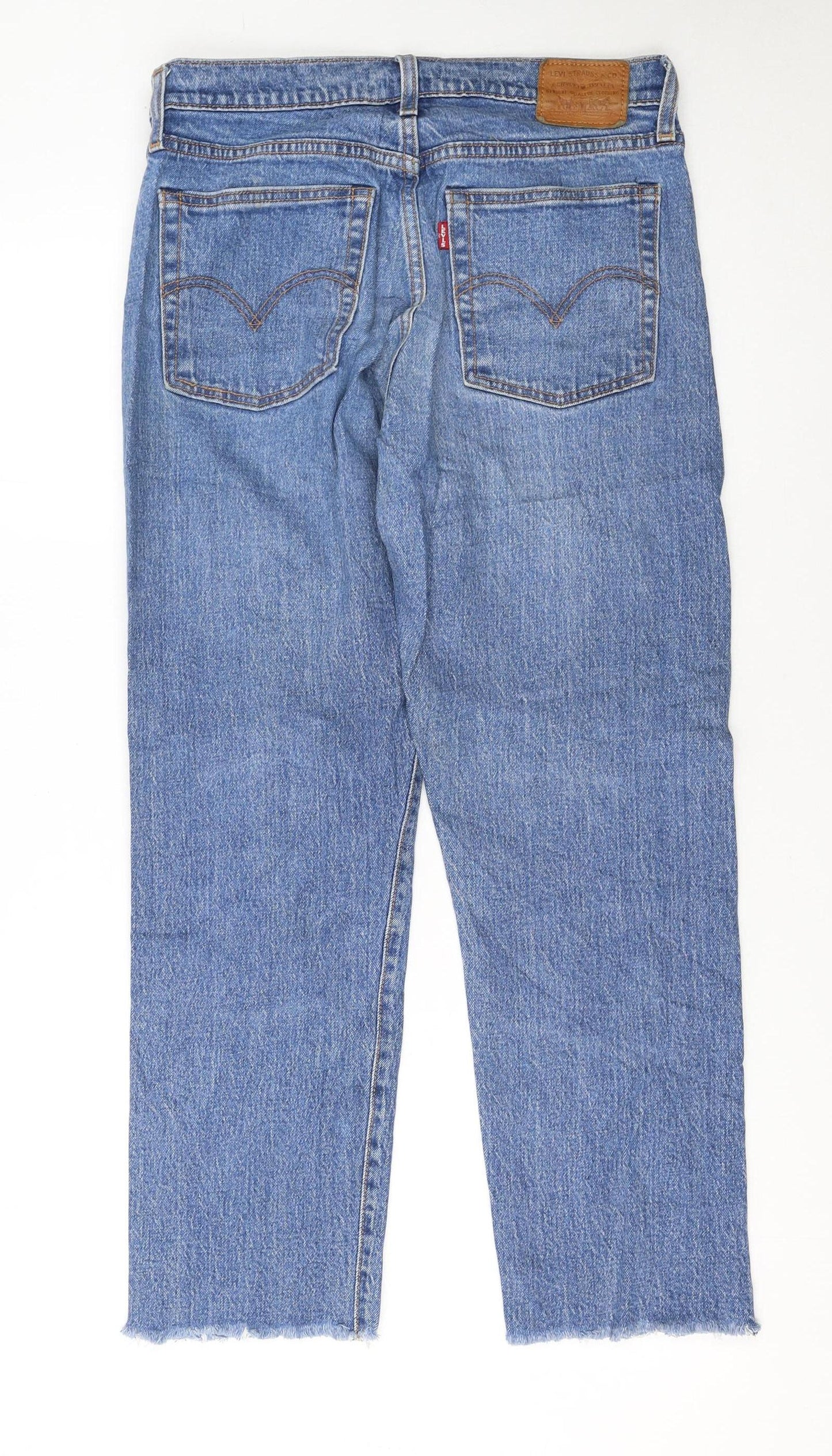 Levi Strauss Women Blue Straight High Rise Jeans W29 L26