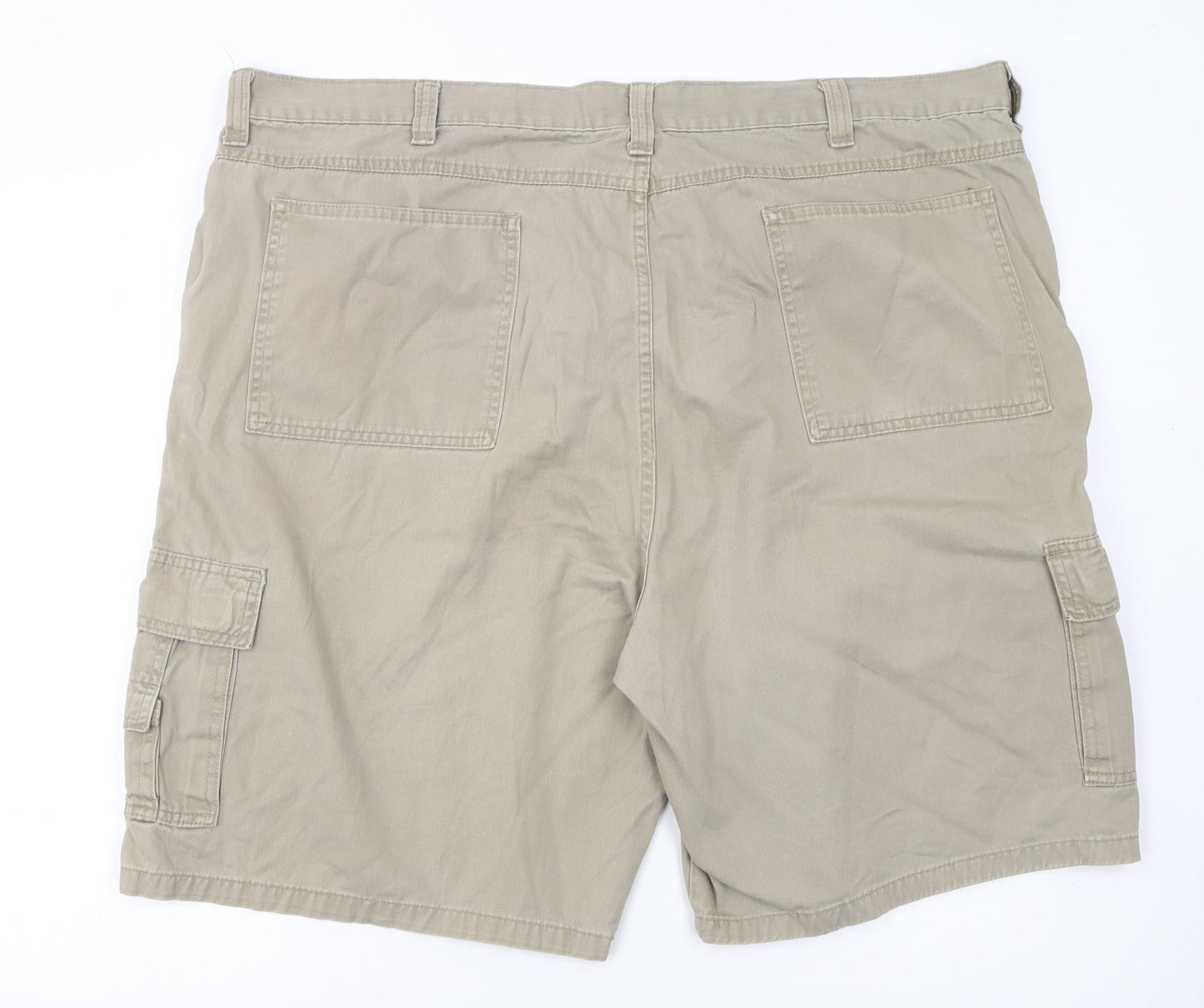 Wrangler Men's Beige Cargo Shorts Size 46 Cotton Casual
