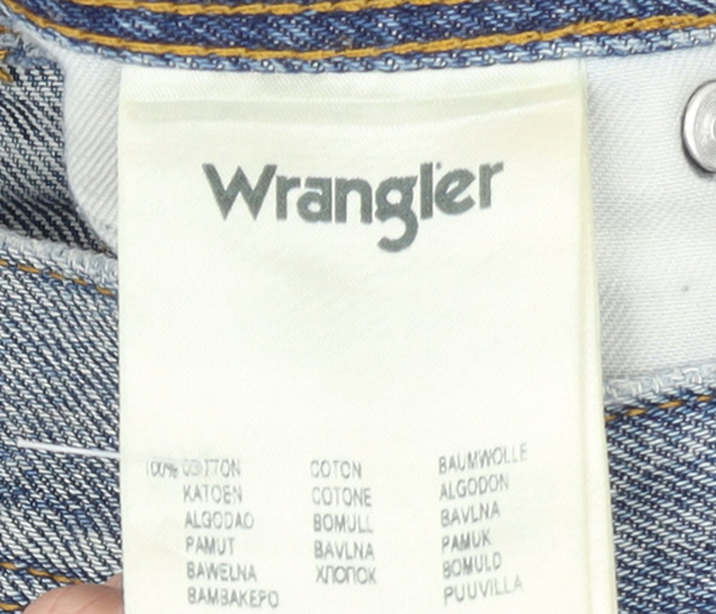 Wrangler Men's Blue Regular Fit Straight Leg Jeans W30 L32
