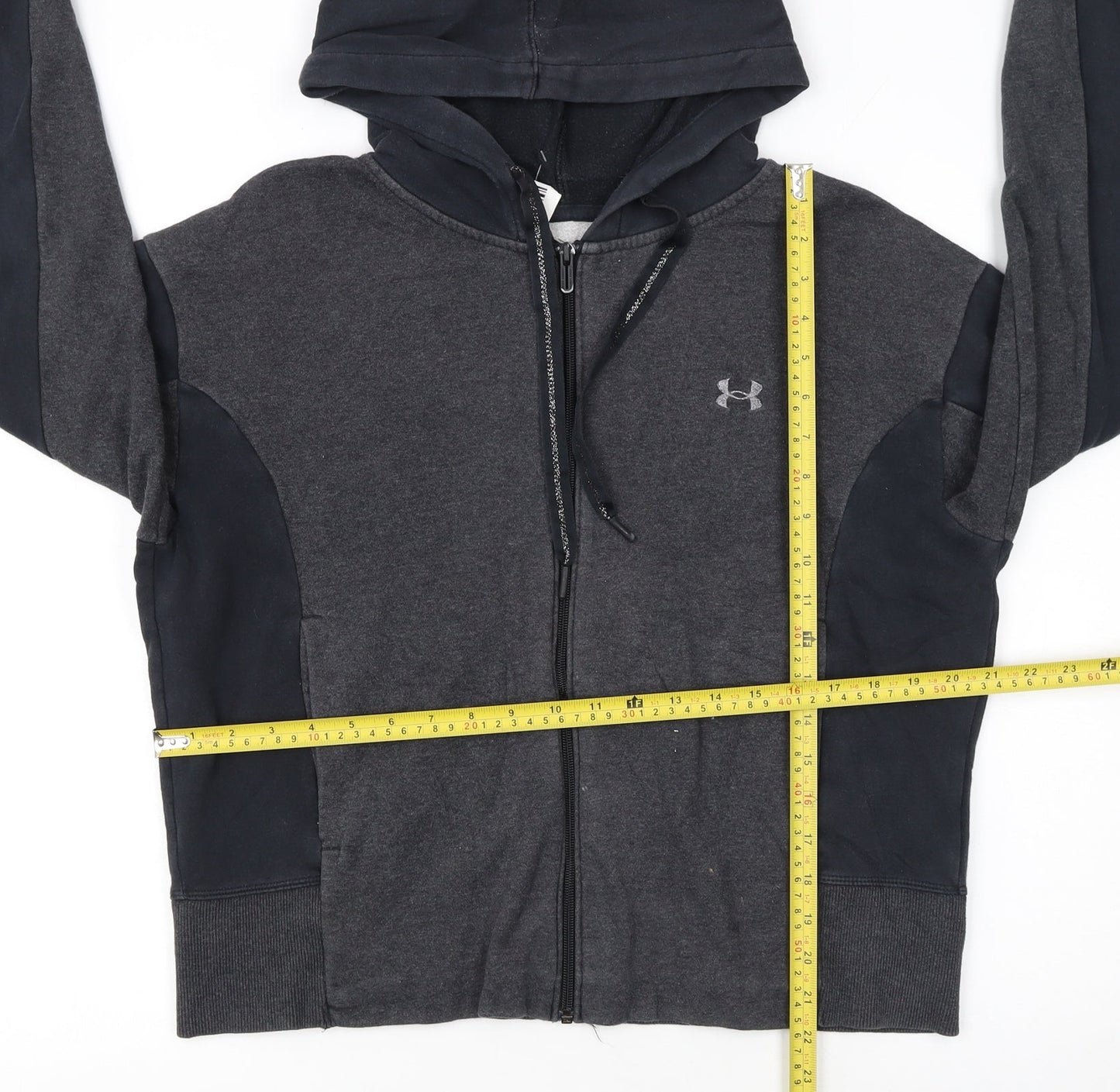 Under Armour Womens Black Full Zip Hoodie Size M Sportswear
