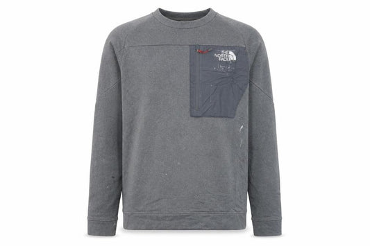 The North Face Men's Grey Pullover Sweatshirt S Outdoor Fleece