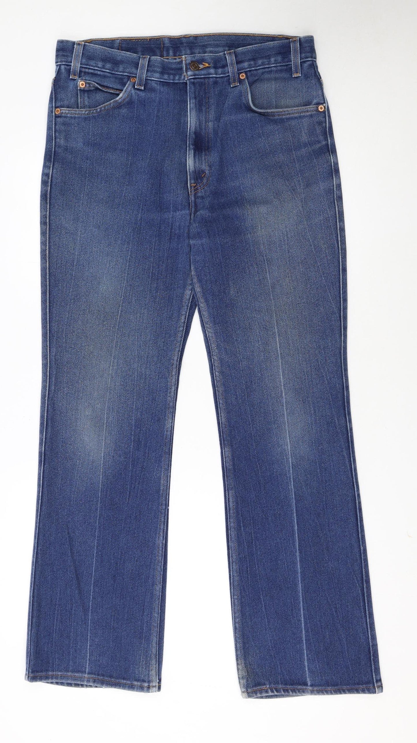 Levi Strauss 517 Men Blue Bootcut Jeans W36 L32 Denim
