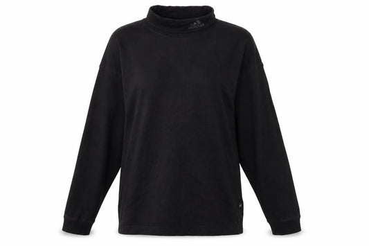 Adidas Women's Black Long Sleeve Pullover Sweatshirt Size 14