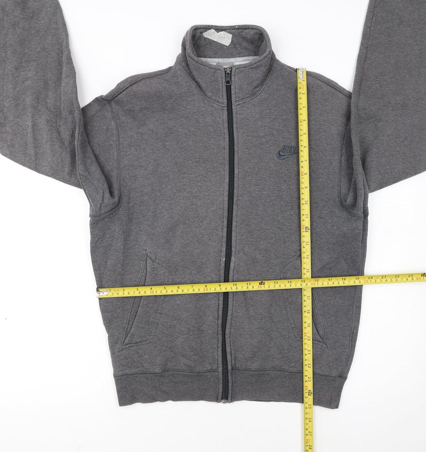 Nike Women's Grey Track Jacket Small Full Zip Sportswear