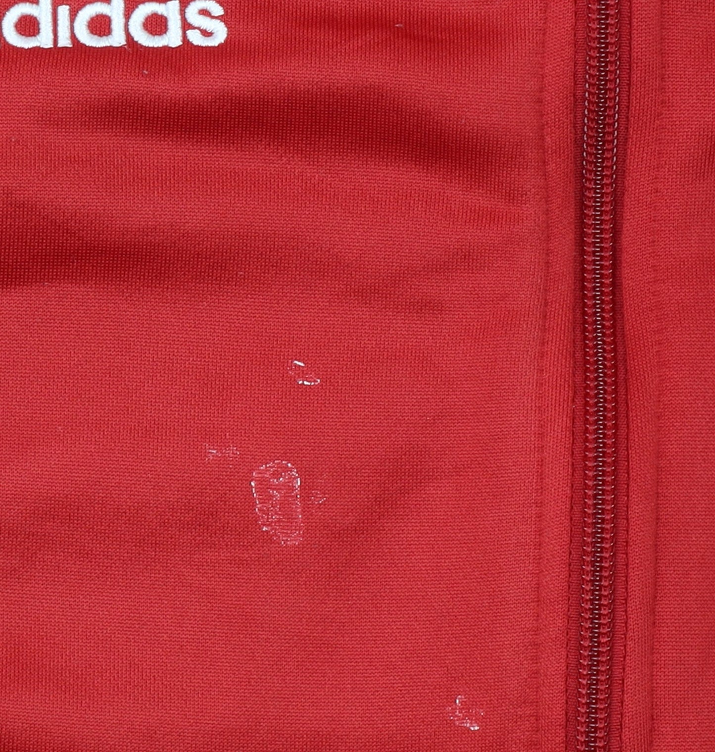 Adidas Men's Red Track Jacket M Full Zip Sports Training Top