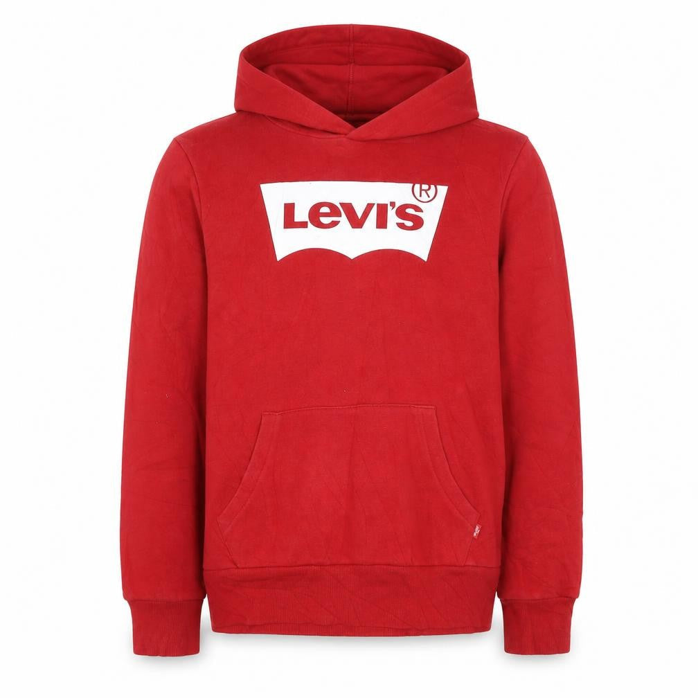 Levi's Boys Red Pullover Hoodie 14 Years Graphic Logo Sweatshirt