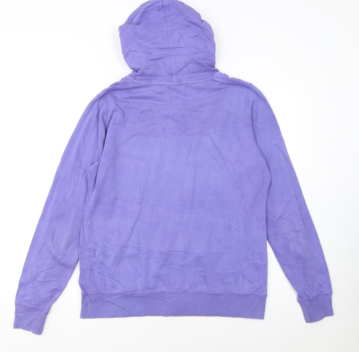 Nike Women's Purple Full Zip Hoodie Size L with Logo