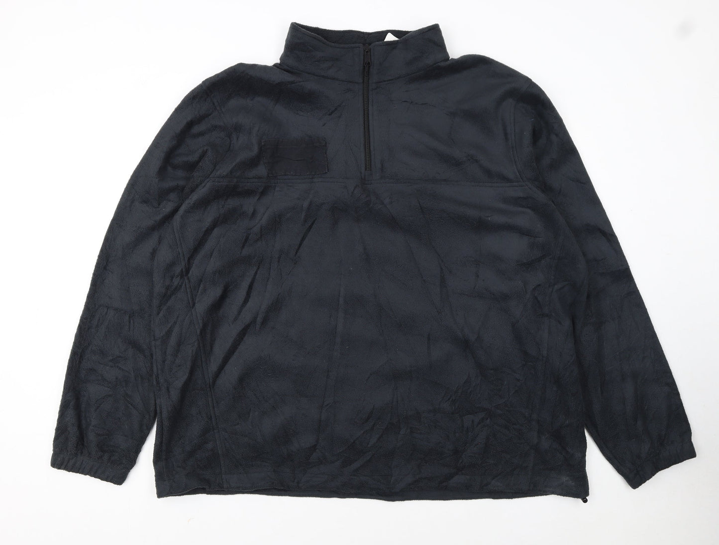 Columbia Men's Black 2XL Fleece 1/4 Zip Pullover Sweatshirt
