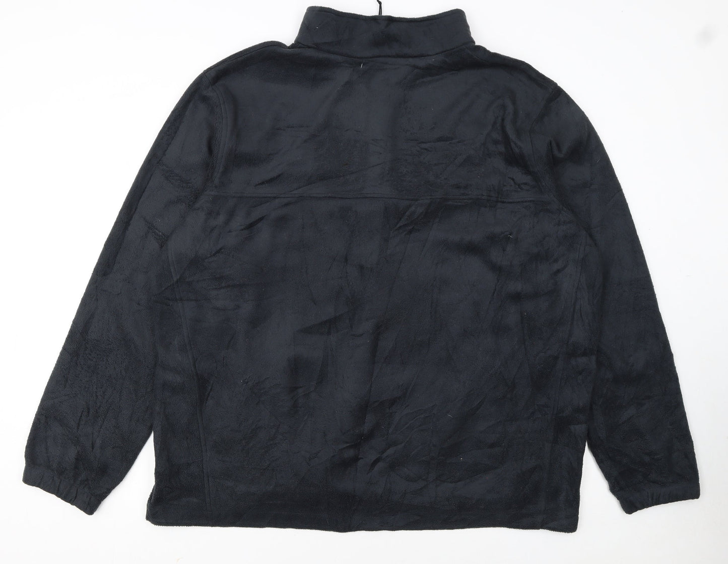Columbia Men's Black 2XL Fleece 1/4 Zip Pullover Sweatshirt