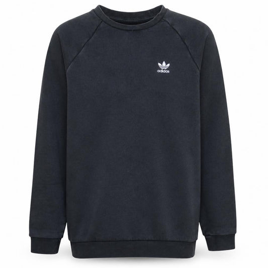 Adidas Men's Black Small Pullover Crew Neck Sweatshirt