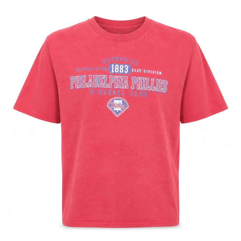 Majestic Men's Red Philadelphia Phillies Graphic T-Shirt Size L