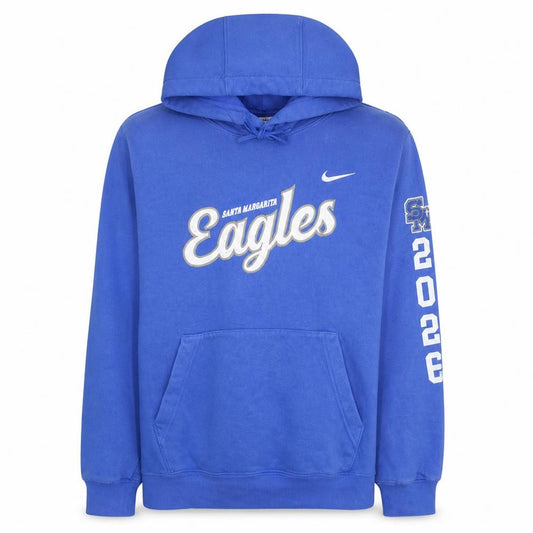 Nike Mens Blue Santa Margarita Eagles Pullover Hoodie Size M
