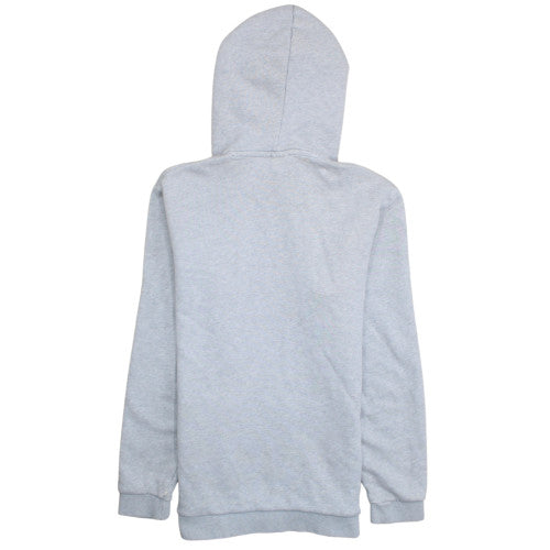 adidas Men's Grey Small Pullover Hoodie with Logo Graphic Print
