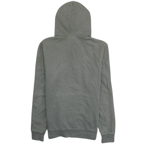 The North Face Mens Green Pullover Hoodie Medium Cotton Logo
