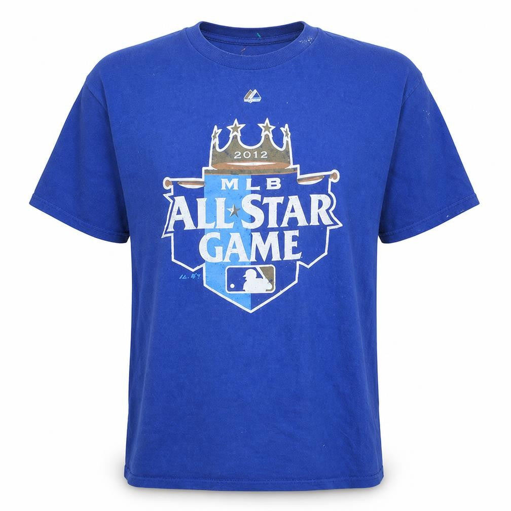 Majestic Men’s Blue MLB All-Star Game 2012 Cotton T-Shirt Size XL