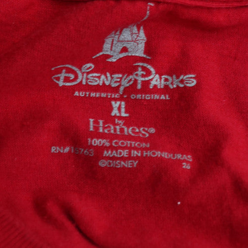 Disney Parks Men’s Red XL Christmas Mickey & Friends T-Shirt