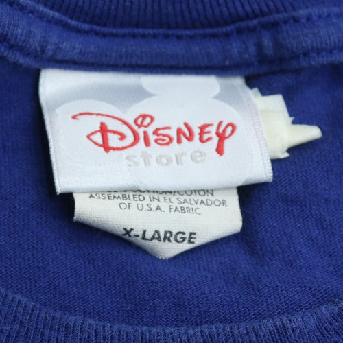 Disney Store Men's Blue Tigger Graphic T-Shirt XL Classic Fit