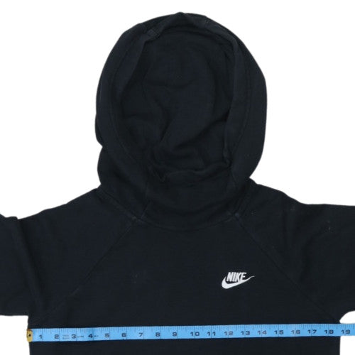Nike Womens Black XS Pullover Hoodie Sweatshirt with Logo