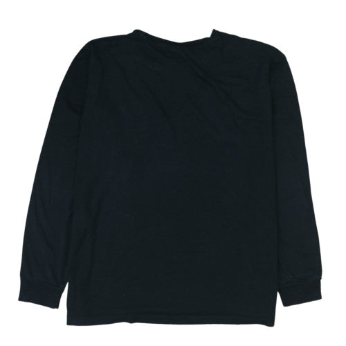 Ralph Lauren Men's Black Long Sleeve Crew Neck Cotton T-Shirt XL