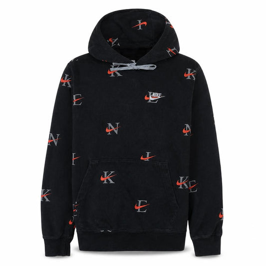Nike Men's Black Logo Pullover Hoodie Size S