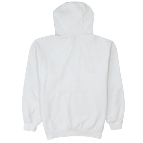Ellesse Mens White Small Pullover Hoodie Fleece Logo Sweatshirt