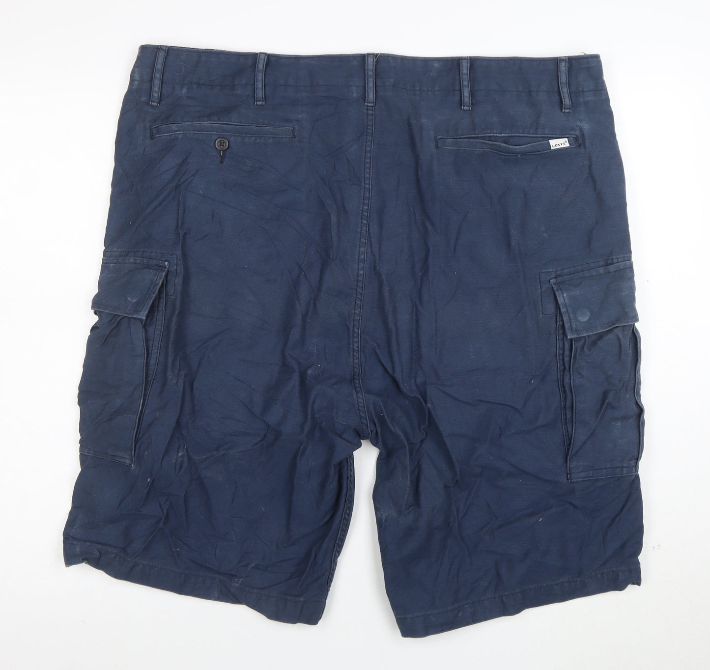 Levi's Men's Blue Cotton Cargo Shorts Size L 34in