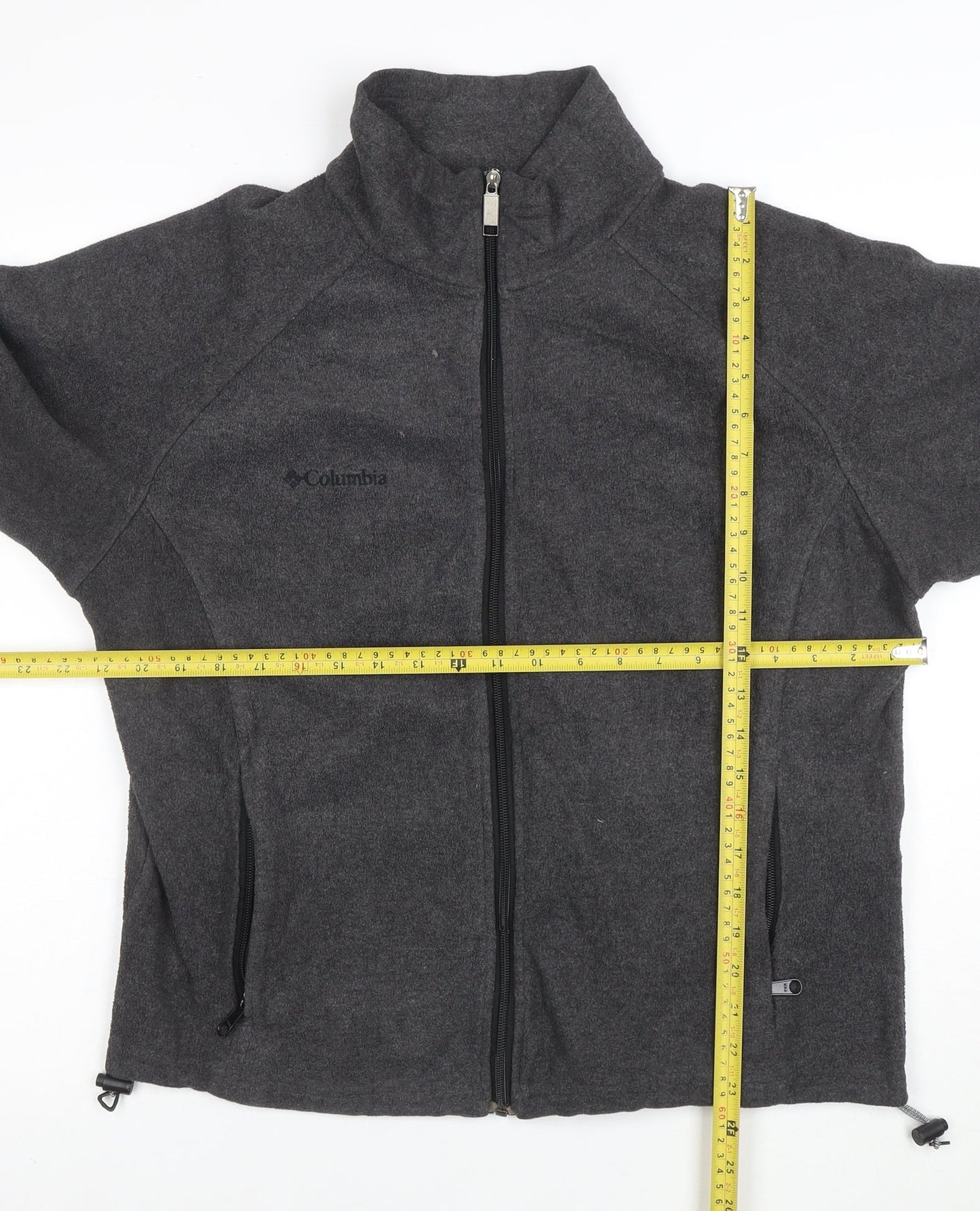 Columbia Women's Grey XL Fleece Full Zip Outdoor Jacket