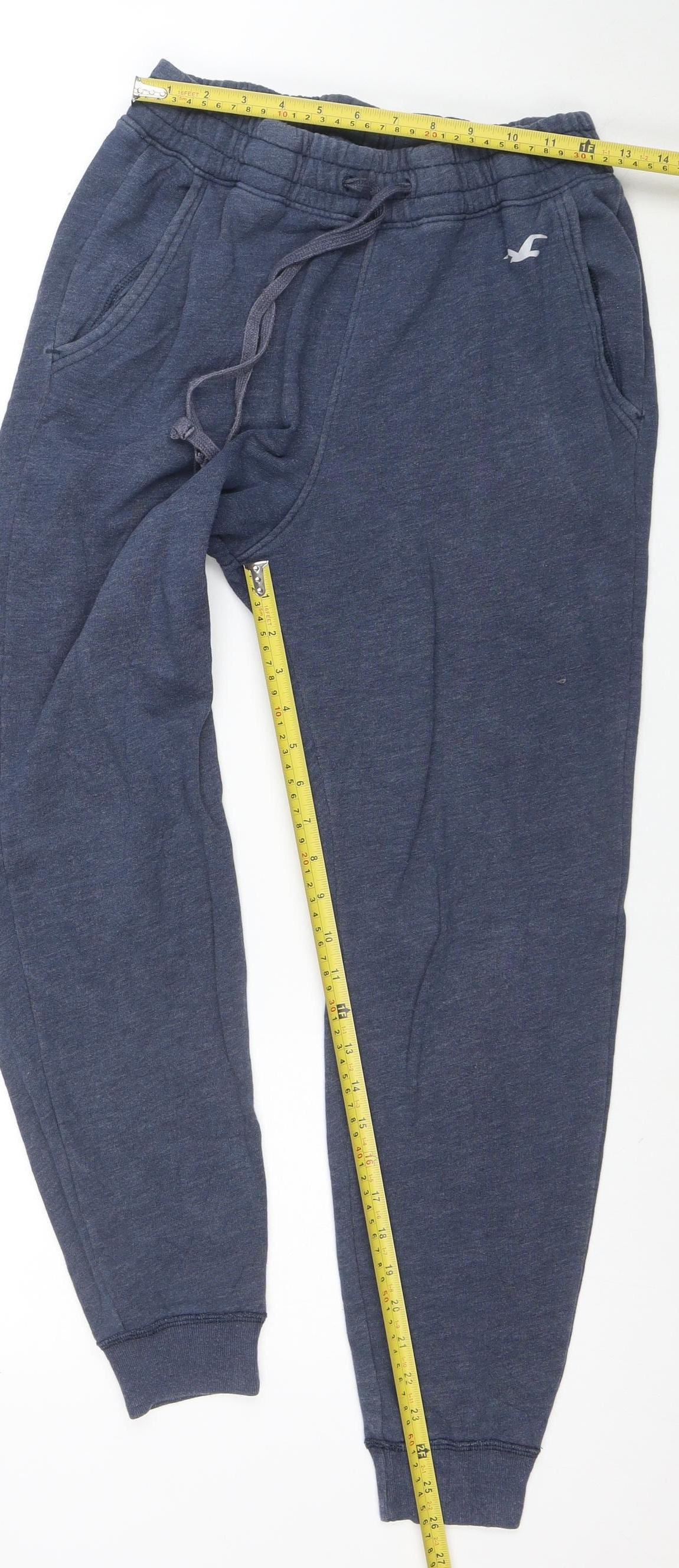 Hollister Men's Blue XS Jogger Sweatpants Cotton Blend