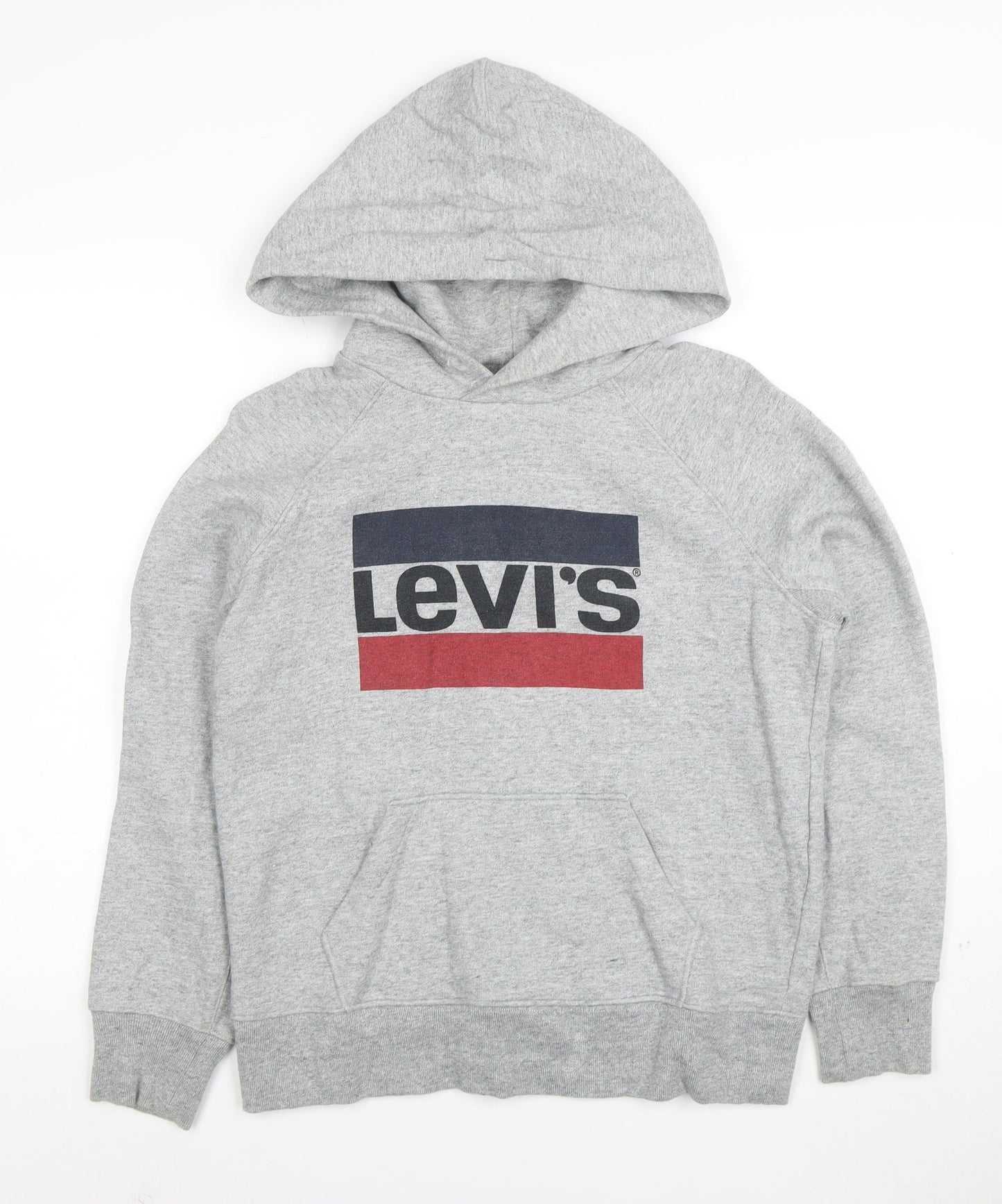 Levi's Men's Grey Pullover Hoodie XS Classic Logo Sweatshirt