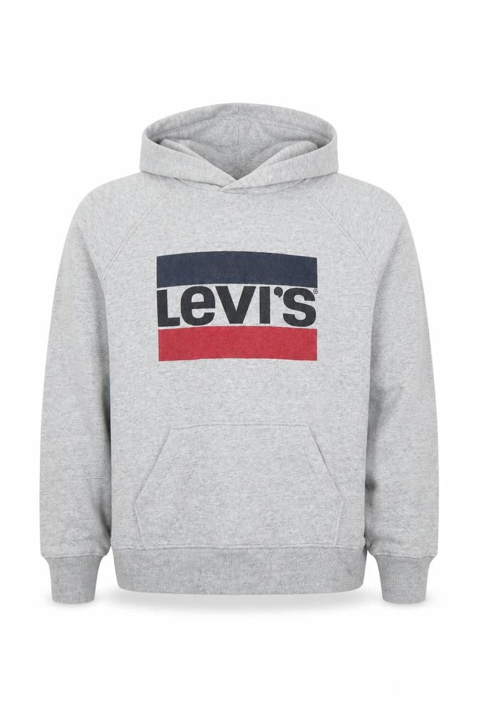 Levi's Men's Grey Pullover Hoodie XS Classic Logo Sweatshirt