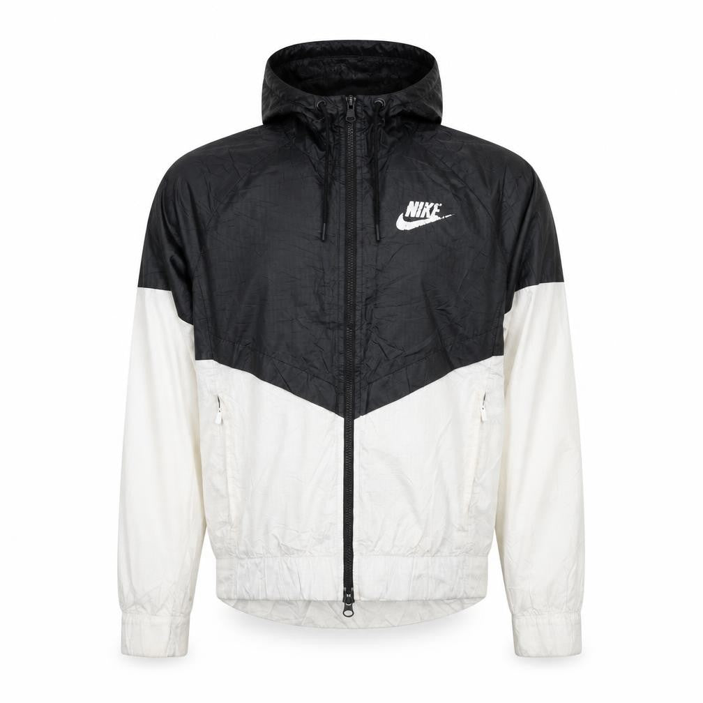 Nike Men's Black Windrunner Hooded Windbreaker Jacket Size S