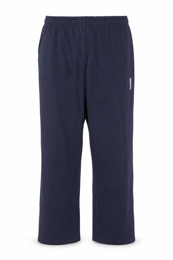 Reebok Men’s Blue Fleece Sweatpants L Regular Straight Fit