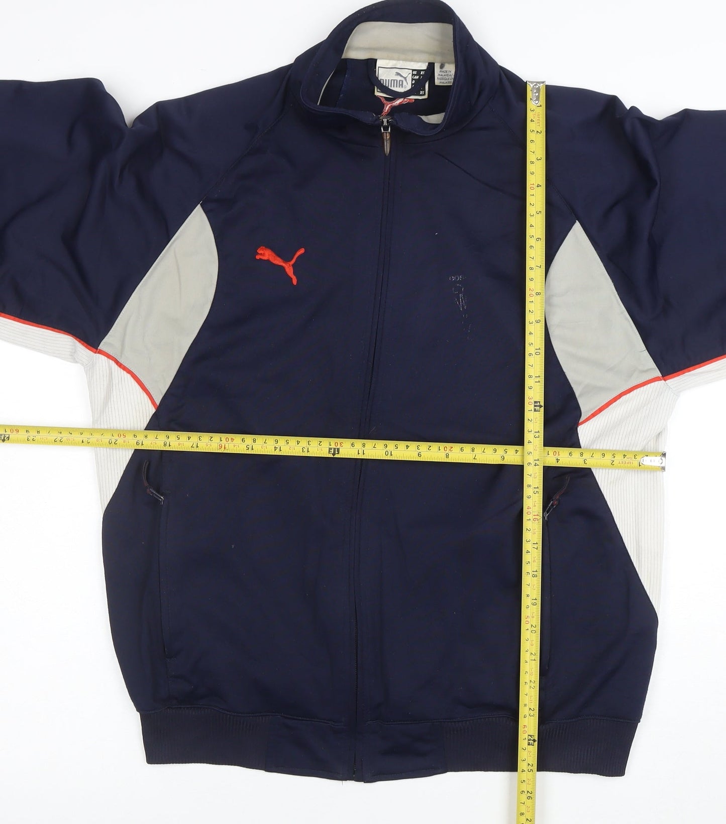 Puma Men’s Blue Full Zip Sports Sweatshirt XS