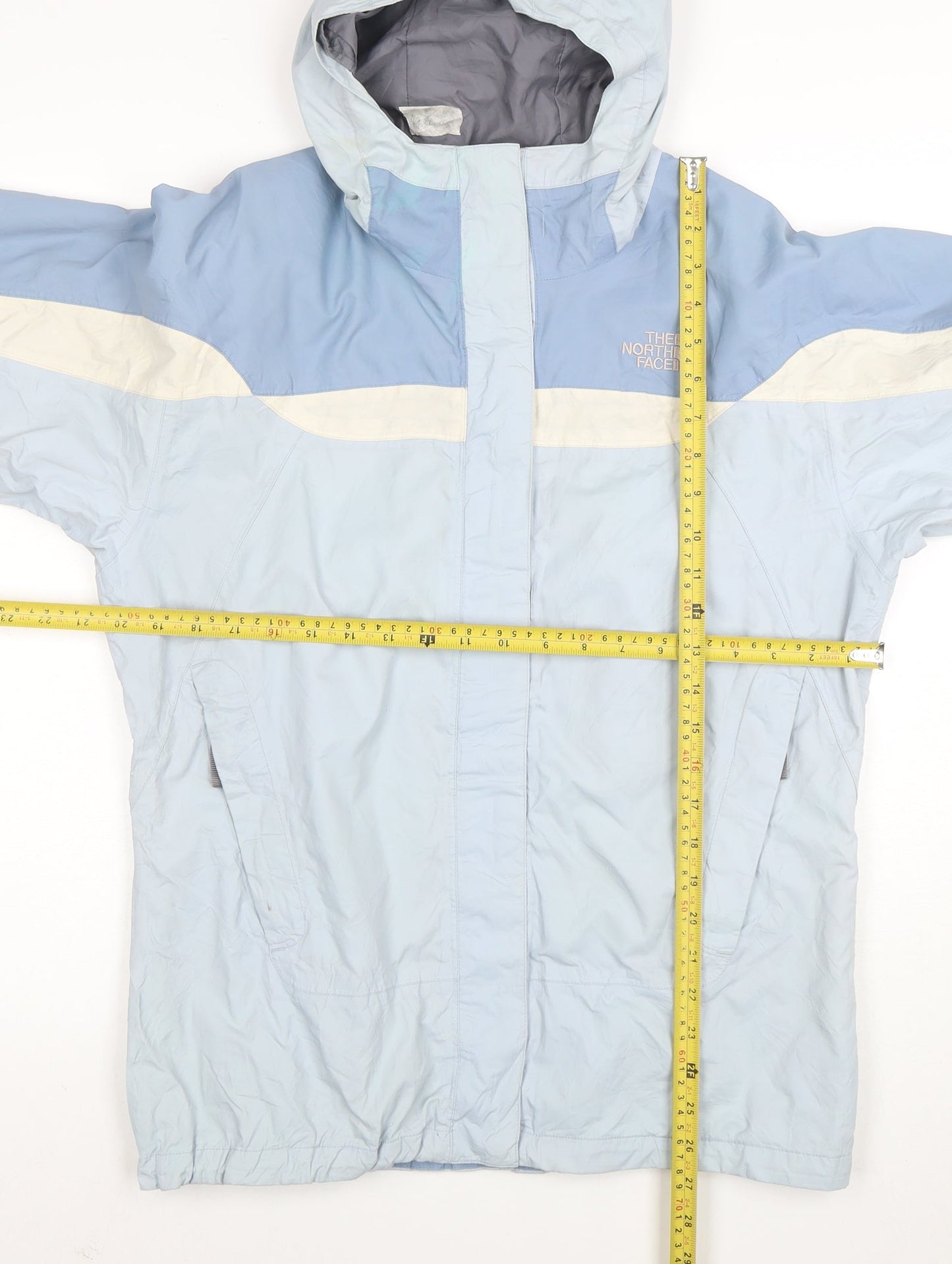 The North Face Girls Blue XL Waterproof Hooded Rain Coat Jacket