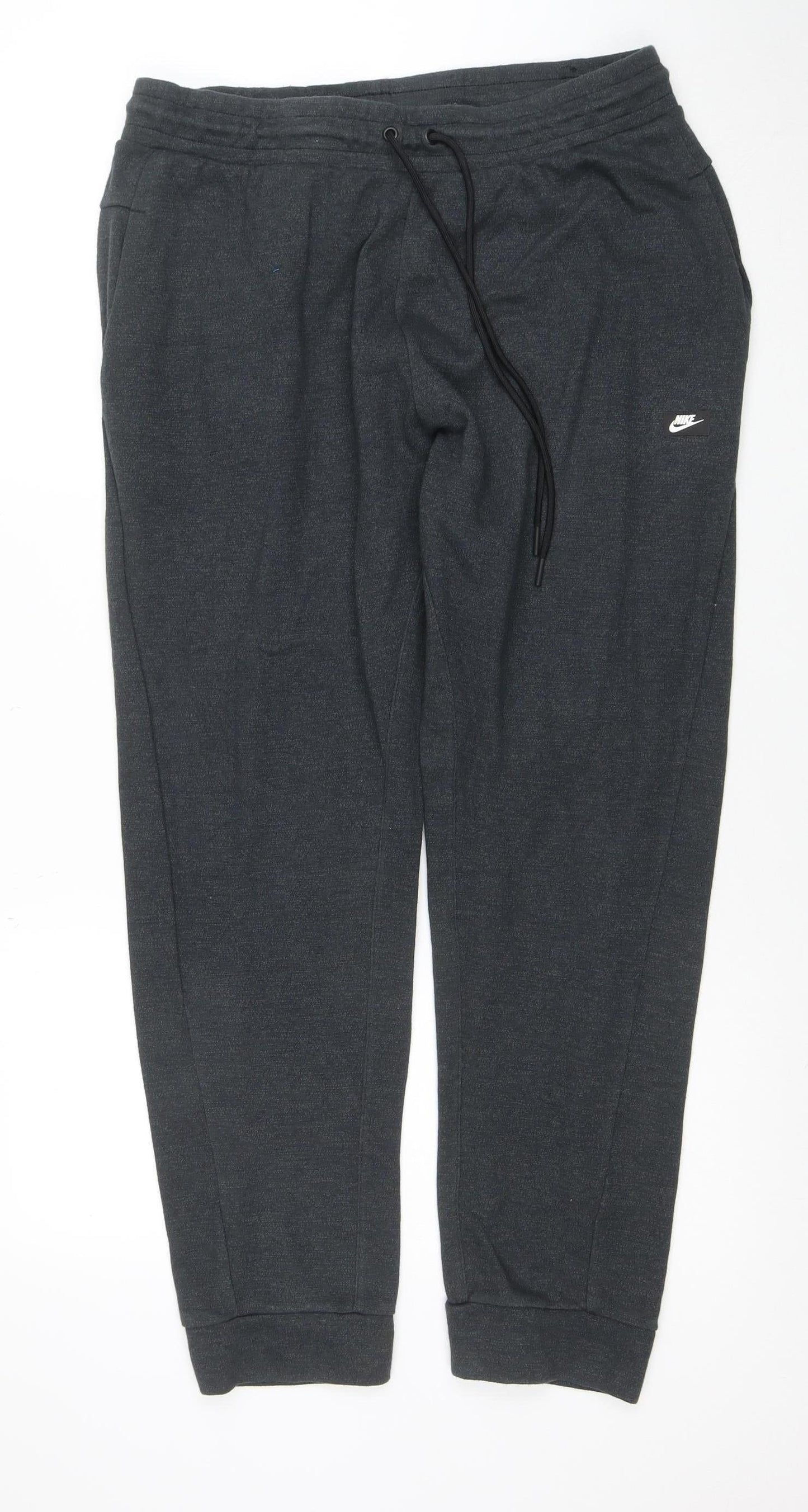 Nike Men's Black XL Jogger Activewear Sweatpants with Zip Pocket