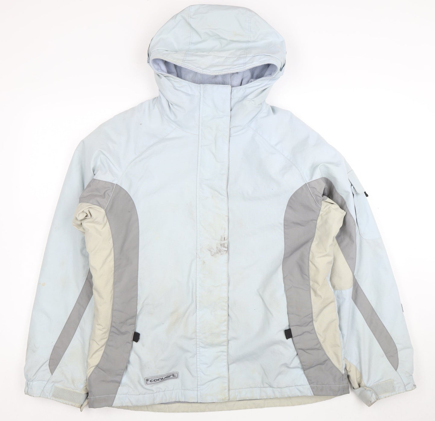Columbia Women’s Blue Hooded Ski Jacket Size 18/20 Waterproof Lined
