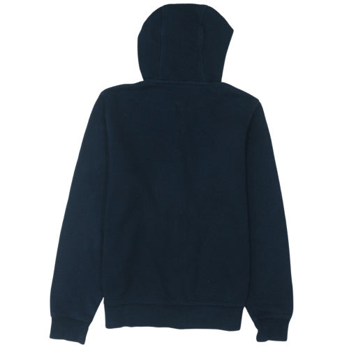 Nike Men's Black Full Zip Hoodie Medium Cotton Blend