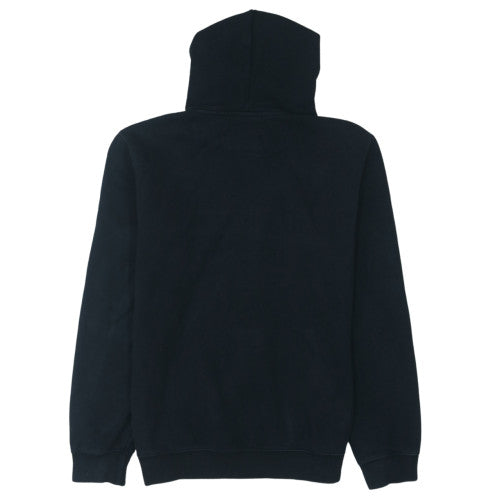 Champion Men's Black Pullover Hoodie Large Logo Fleece Sweatshirt