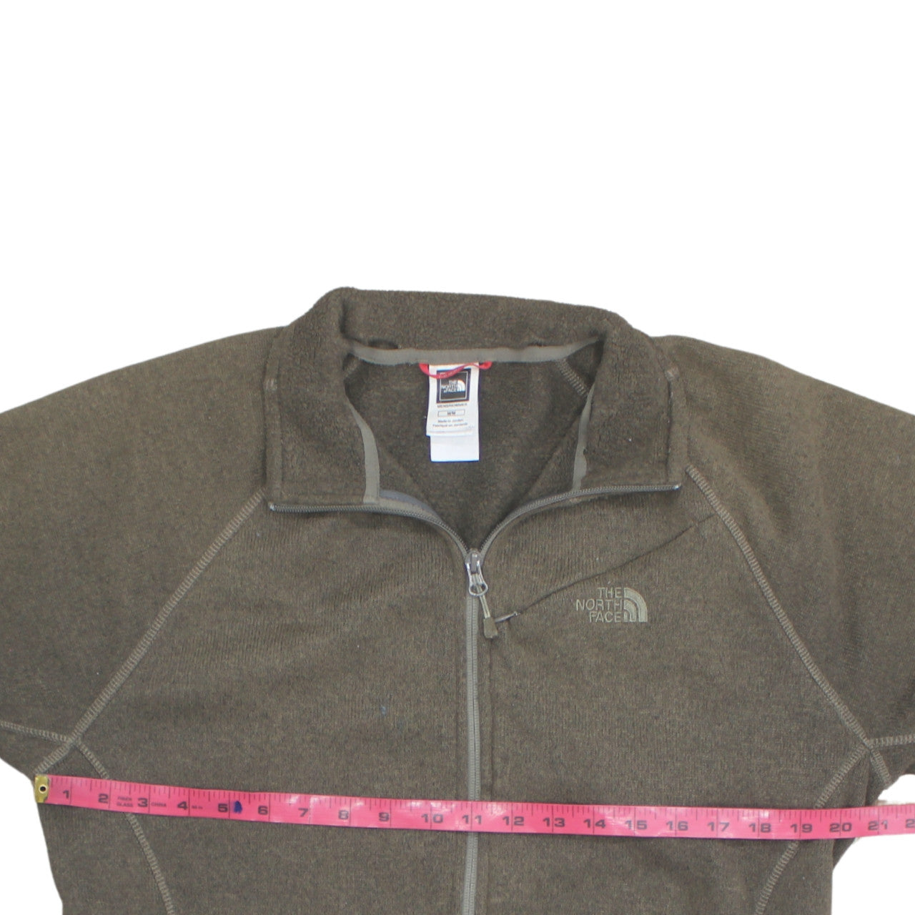 The North Face Men's Brown Fleece Zip Jacket M Outdoor Casual