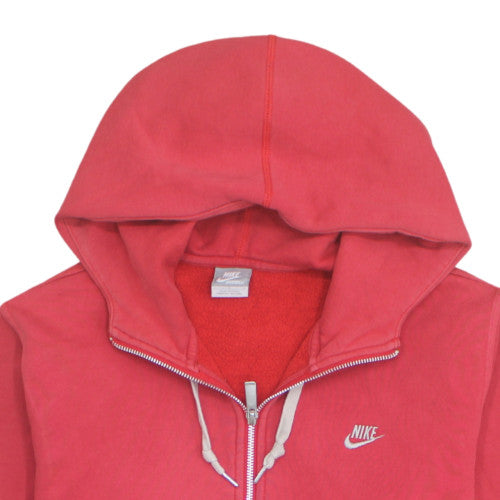 Nike Men's Red Full Zip Hoodie L Fleece Sportswear