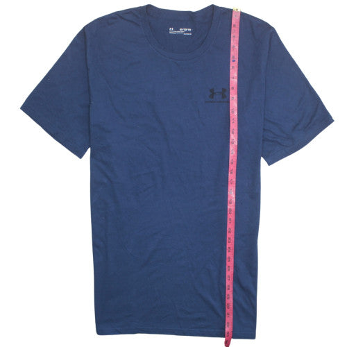 Under Armour Men's Blue 3XL HeatGear Loose Fit Crew Neck T-Shirt