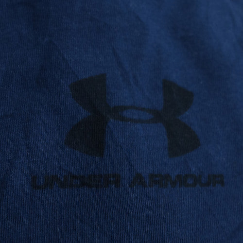 Under Armour Men's Blue 3XL HeatGear Loose Fit Crew Neck T-Shirt