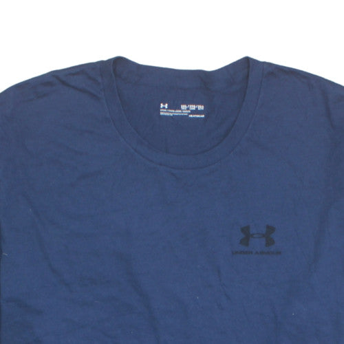 Under Armour Men's Blue 3XL HeatGear Loose Fit Crew Neck T-Shirt
