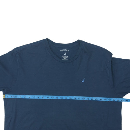 Nautica Men's Blue 2XL Crew Neck Cotton Nautical T-Shirt