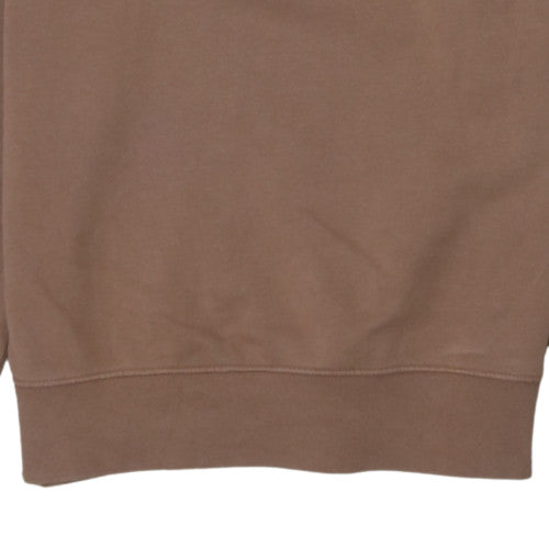 Nike Womens Brown Small Pullover Sweatshirt Crew Neck Cotton Blend