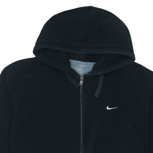 Nike Men's Black Full Zip Hoodie 2XL Fleece Sweatshirt