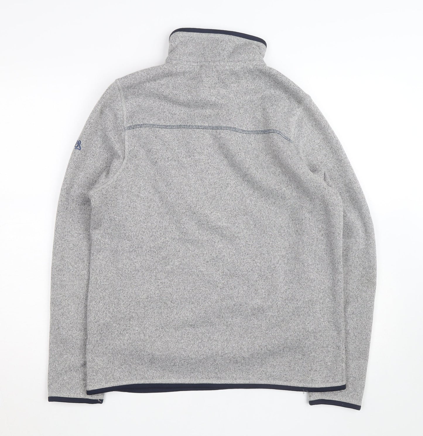 Craghoppers Men's Grey Fleece Half Zip Jacket Size M Regular Fit