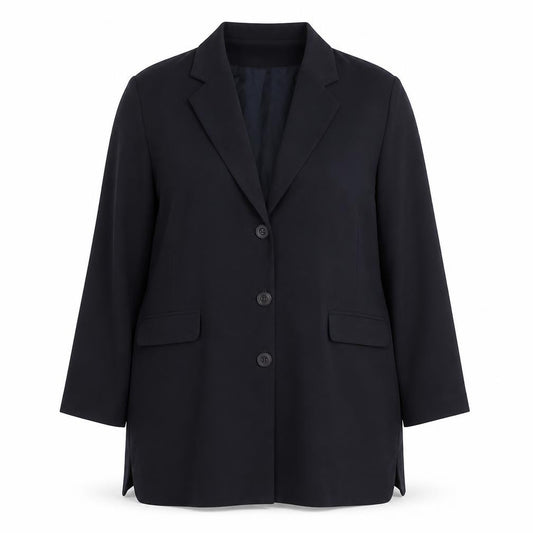Mona International Women's Black Size 18 Blazer Jacket