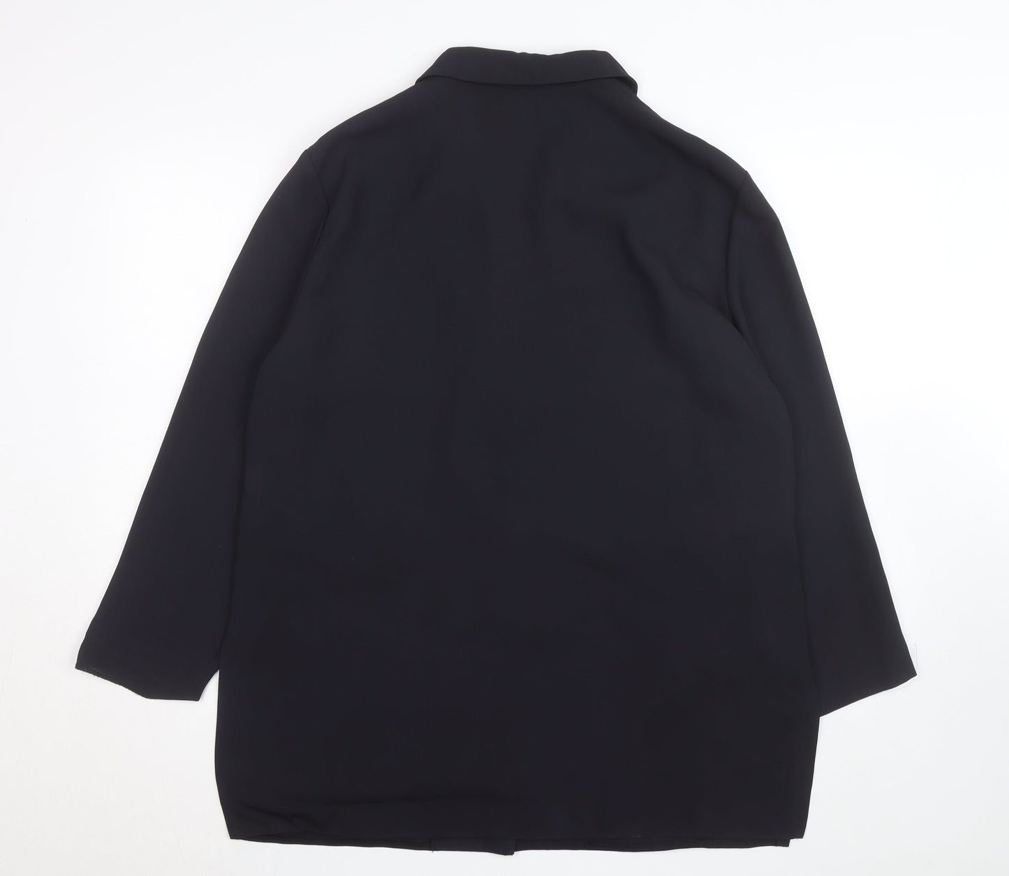 Mona International Women's Black Size 18 Blazer Jacket