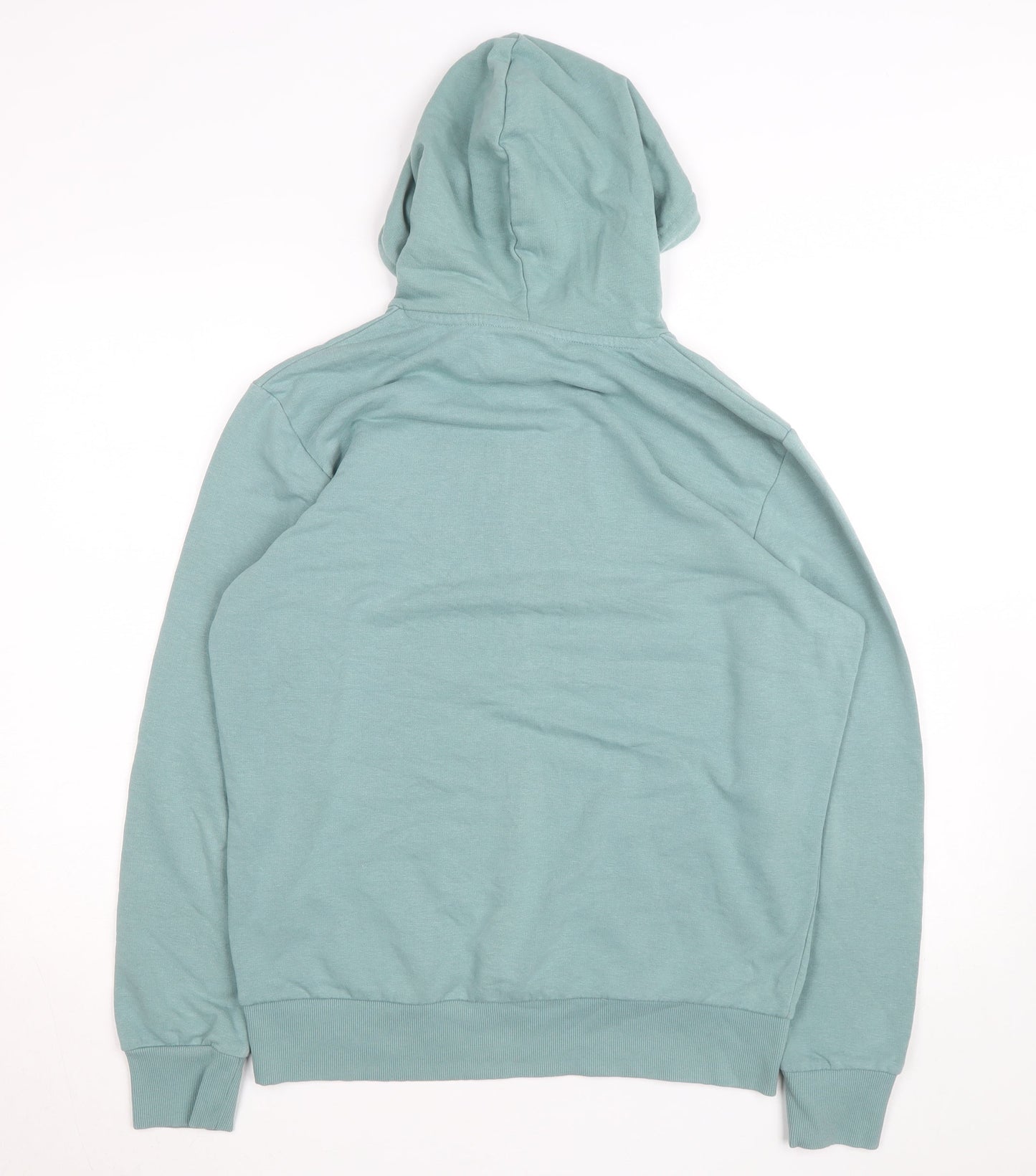 Jack & Jones Men’s Green L Pullover Hoodie Graphic Logo